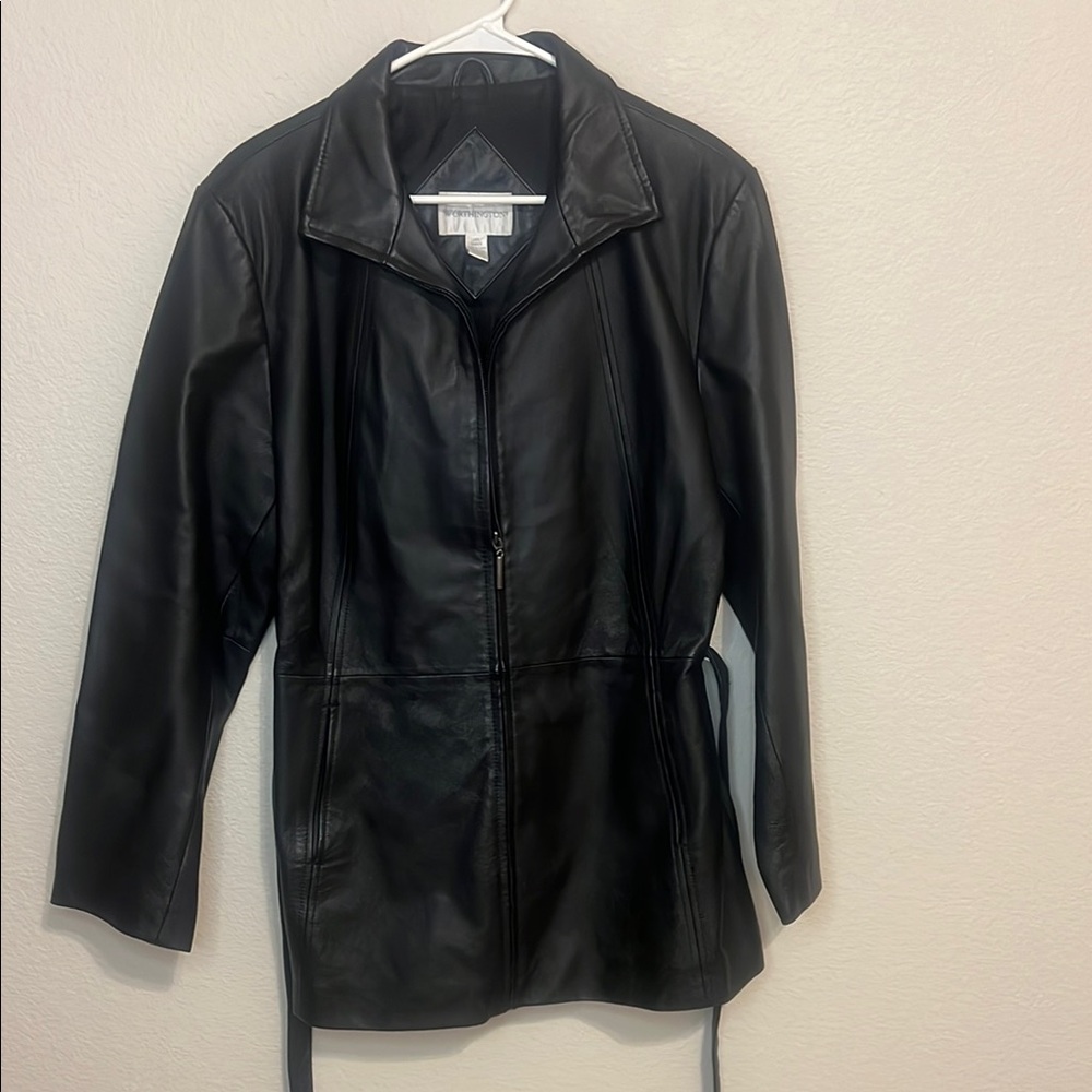 Worthington Black Leather Jacket